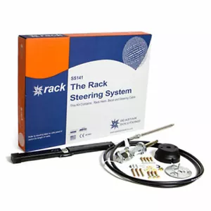SeaStar SS14114 Rack & Pinion 14ft Outboard Steering Kit Teleflex Marine - Picture 1 of 4