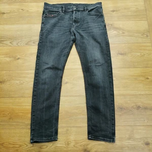 Diesel D Luster Jeans Mens W36 L30 Grey Slim Fit Stretch Denim Button - Picture 1 of 11