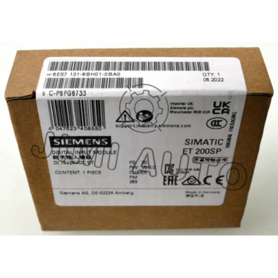 6ES7131-6BH01-0BA0 Siemens Simatic ET200SP Digital Input Unit Expedited Shipping - Image 1 of 4