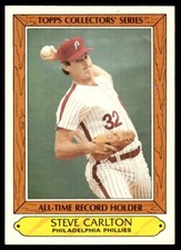 1985 Topps Woolworth All-Time Record Holders Steve Carlton Philadelphia Phillies