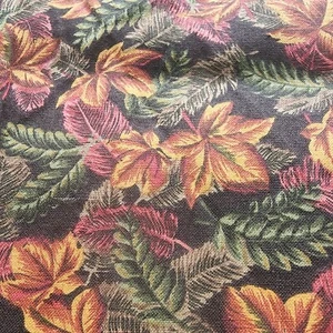 Cotton Quilt Fabric 1 Yard 36"x45" Fall Leaves Autumn Thanksgiving Fauna - Picture 1 of 12