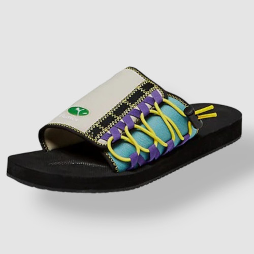 Scarpe sandalo slip on con coulisse Puma uomo nero Wilo Butter Goods $80 taglia 11