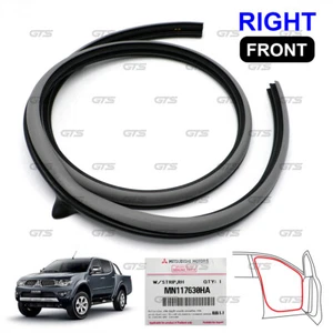 Front Right Opening Door Rubber Weatherstrip Seal For Mitsubishi L200 2006 2014 - Picture 1 of 9