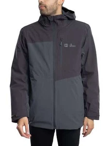 Jack Wolfskin Herren Feldberg 3 In 1 Jacke, Grau - Imagen 1 de 12