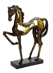 Prancing Horse Statue - Majestic Large Bronze Sculpture Home Decor New Gift - Picture 1 of 6