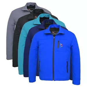 Chaqueta de caparazón suave con cremallera completa para hombre aislada al agua resistente al viento revestimiento térmico - Imagen 1 de 11