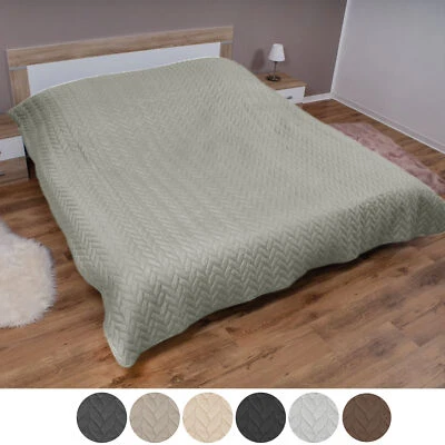 Tagesdecke ÖKO-Tex 100 Steppdecke XXL Bettüberwurf Bettdecke Wendedecke Decke - Bild 1 von 4