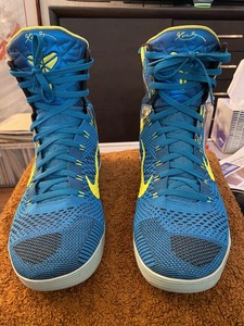 kobe 9 blue and white