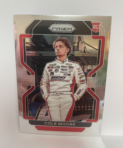 2022 Panini Prizm RC #29 Cole Moore NASCAR RACING ROOKIE CARD
