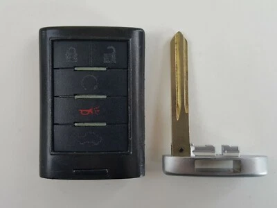 ORIGINAL CADILLAC CTS STS COUPE 08-14 OEM SMART KEY LESS REMOTE FOB BLANK UNCUT - Image 1 of 4