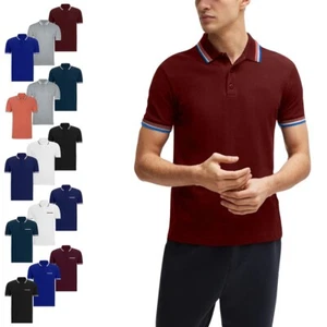 3/4Pack Pique Polo Mens Short Sleeve Cotton T-Shirt Activewear Regular plain Top - Picture 1 of 22