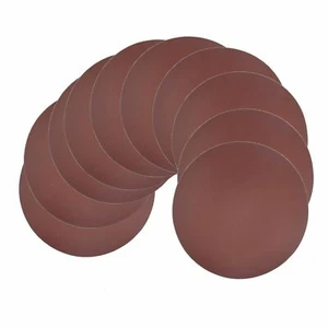 Hook/Loop Sanding Abrasive Discs Orbital Palm Sander 10PK 180mm P320 SIL353 - Picture 1 of 3