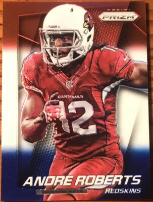 2014 Panini Prizm Prizms Red White & Blue Andre Roberts #164 Washington Redskins - Image 1 of 2