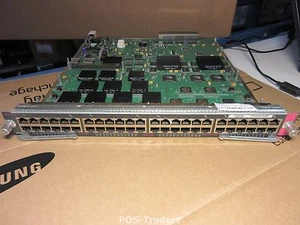 CISCO WS-X6148-GE-TX 10/100/1000 48-Port Switching Module Catalyst Module Only - Bild 1 von 2