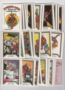 Spiderman Team-Up 1990 Comic Bilder Set 45 Sammelkarten & Headerkarte - Bild 1 von 2