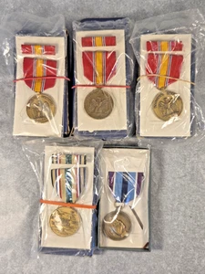 Desert Storm Golfkrieg Südwestasien Dienstmedaille & Verteidigungsmedaille - 5 Stück - Bild 1 von 9