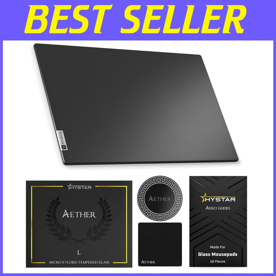 Aether Glass Gaming Mousepad - Ultra-Fast Glide - Image 1 of 4