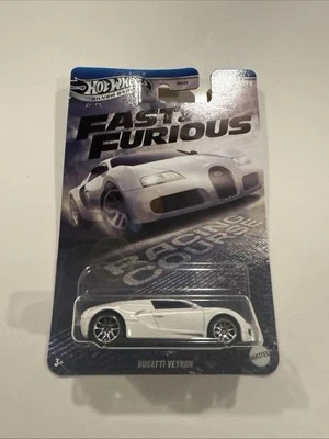 Hot Wheels Silver Series Fast & Furious Bugatti Veyron blanco escala 1:64 diecast Foto 1 de 2
