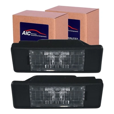 2X AIC LUCE TARGA SINISTRA+DESTRA Compatibile Con CITROËN C2 C3 C4 C5 C6 C8 EVA - Immagine 1 di 4