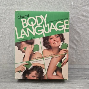 Vintage 1979 Clairol Body Language Body Massage System (HM-1) Works  - Picture 1 of 11
