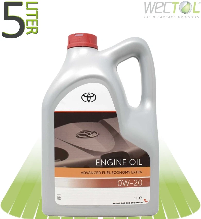 0W-20 ORIGINAL Toyota Motoröl ADVANCED FUEL ECONOMY EXTRA 5 Liter (1x5 Liter)