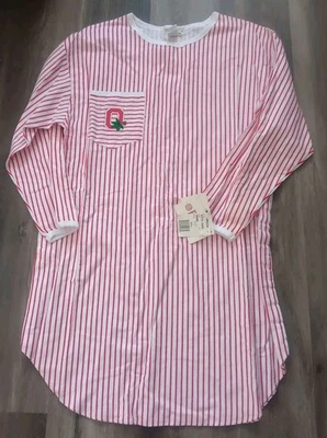 Ohio State "Block O" Pajamas Womens Sz Large Flannel Night Shirt BellePointe NWT - Image 1 of 4