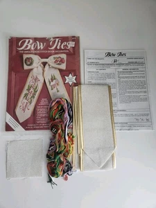Bow Ties Unique Cross Stitch Christmas Door Decoration Kit Home For The Holidays - Picture 1 of 7