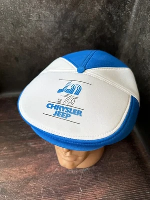 Gorra de colección rara 1989 enero 75 años Chrysler Jeep Foto 1 de 4