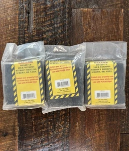 NEW 3 PACKS PLYLOX Hurricane Clips 1/2" Carbon Steel 20 Pack - 60 Total SEALED - Picture 1 of 2