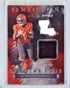 2022 Panini Origins Ja'Marr Chase Homeown Roots Materials Silver # HR-JCH 09/99 - Picture 1 of 2