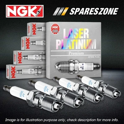 4 x NGK Platinum Spark Plugs for Nissan Laurel C33 Pintara Pulsar Sentra Skyline - image 1 of 2