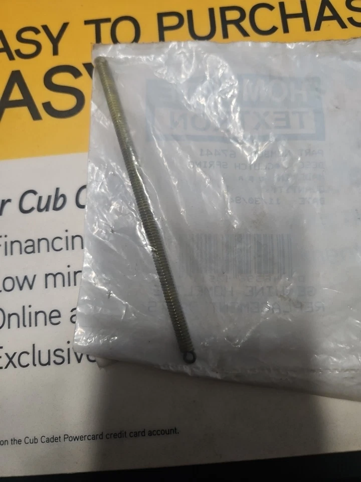 Muelle de embrague Homelite OEM para motosierra Super XL-925 tipo 10415 P/N 67441 Foto 1 de 2