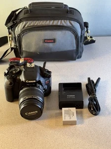 Canon EOS Rebel T3i DSLR Camera & 18-55mm Lens Battery & Charger Kit - Picture 1 of 10