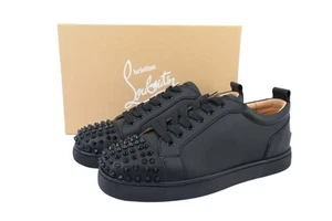 Christian Louboutin Louis Junior Spikes Black - Picture 1 of 5