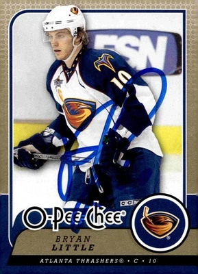 Bryan Little - Signed 2008-09 O-Pee-Chee Card #73 - Image 1 of 2