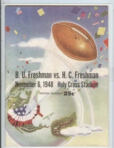 Harry Agganis 1948 Program Boston University Freshman Ftball/Boston Red Sox/Lynn - Picture 1 of 2