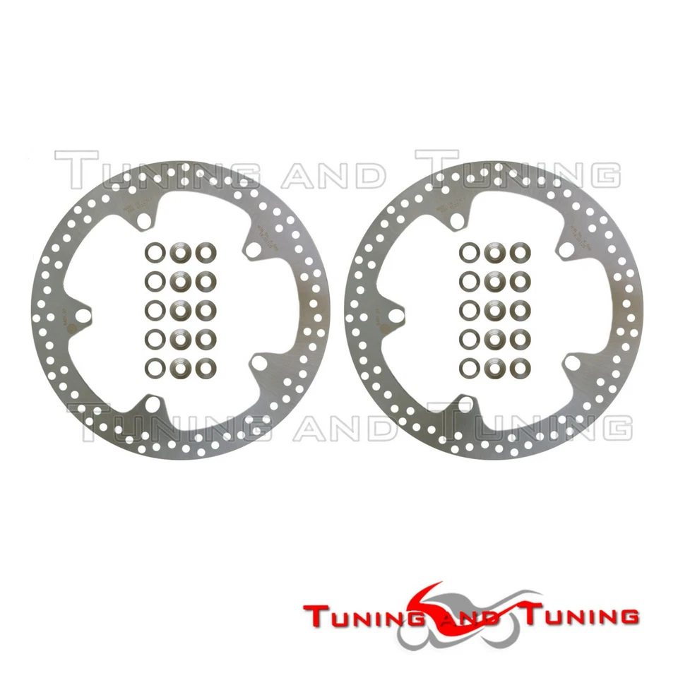 Dischi Freno Fisso Anteriore BREMBO PER BMW R 1200 RT 2008 2009 2010 2011>2013 - Immagine 1 di 1