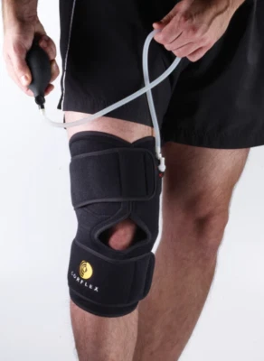Corflex Cryo Pneumatic Knee Splint - Orthosis Gel Packs - Hot/Cold Knee Compress - Image 1 of 4