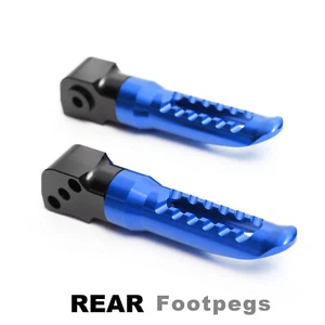 BOB CNC Passenger Foot Pegs For Suzuki GSX-S1000F 2015-2019 18 17 16 - Picture 1 of 17