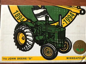 John Deere Model D 100th Anniversary Minneapolis 1994 #5817PA ERTL 1/16 - Picture 1 of 3