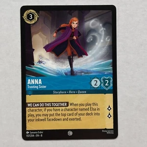 Anna 157/204 Disney Lorcana Reign of Jafar Regular Common Card NM - Picture 1 of 2