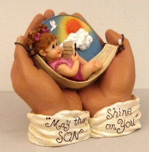 Estatuilla de resina de piedra ""May the SON Shine on You"" 4 3/4" de alto 0183-01036 - Imagen 1 de 1