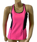 HOLLISTER Womens Size Small Sleeveless Pink Black Athletic Yoga Tank Top Shirt