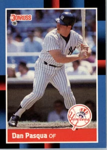 Donruss #463 1988 Dan Pasqua Yankees de Nueva York - Imagen 1 de 2