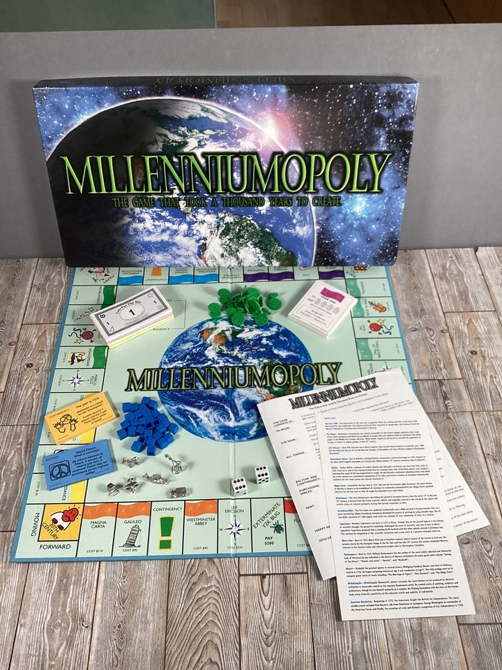 Millenniumopoly Board Game - The Game That Took A Thousand Years To Create  - Image 1 of 4