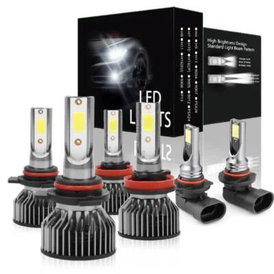 Faros LED + luz antiniebla A+ para Ford F-150 2015 2016 2017 2018 2019-2020 Foto 1 de 4