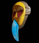 Masque De Sculpture Sur Bois Africain Masque Tribal Africain Vintage Tribal