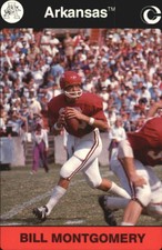 1991 Arkansas Collegiate Collection Multi-Sport Card #46 Bill Montgomery