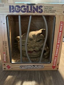 BOGLINS Drool Puppet - Mattel (1987) Vintage Toy With Box.