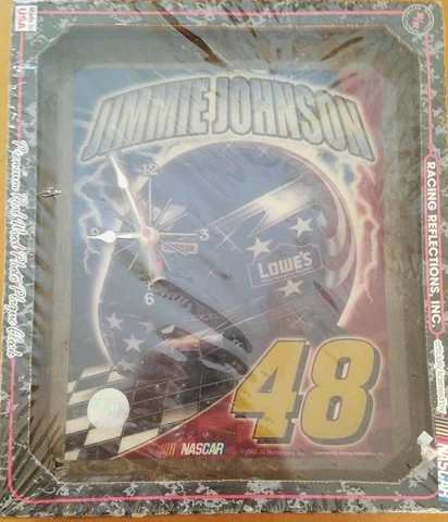 JIMMIE JOHNSON #48 LOWES R&R REFLECTIONS,  INC CLOCK (NEW) Cover
